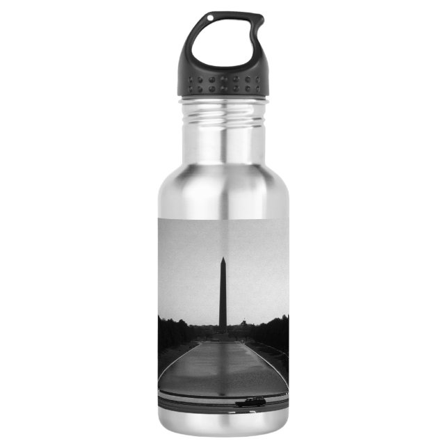 Vintages US-Washington-Denkmal Edelstahlflasche (Vorderseite)