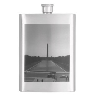 Vintages US-Washington-Denkmal Flachmann