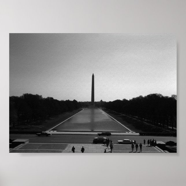 Vintages US-Washington-Denkmal Poster (Vorne)