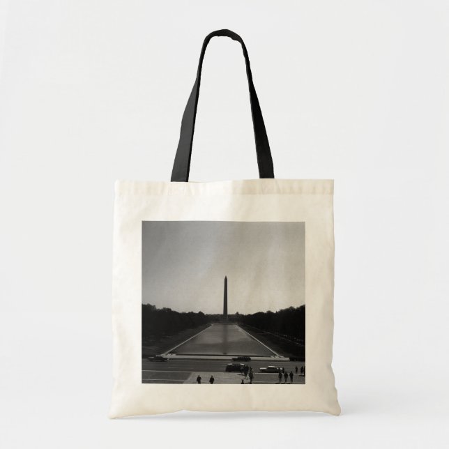 Vintages US-Washington-Denkmal Tragetasche (Vorne)