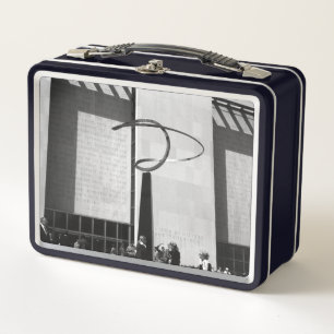 Vintages USA Washington History Technology Museum Metall Brotdose