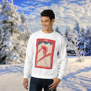 Vintages Vail Colorado Schnee Skigebiet Sweatshirt