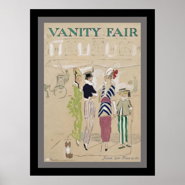 Vintages Vanity Fair Poster 1914 (Vorne)