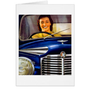 Vintages Vauxhall fährt Anzeige