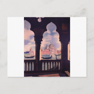 Vintages Venedig Italien Reisen Postkarte