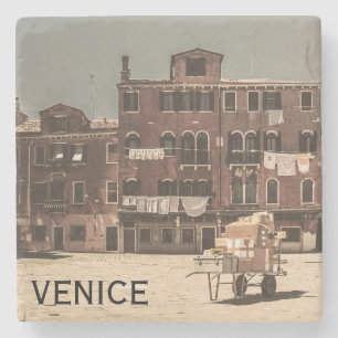 Vintages Venedig Steinuntersetzer