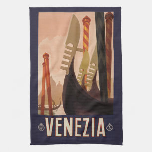 Vintages Venezia Venedig Italien Handtuch