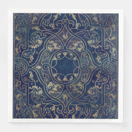 Vintages Verziertes Gold Serviette