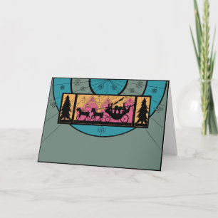 Vintages Victoriana-Weihnachten der 1920er Jahre Feiertagskarte