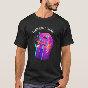 Vintages Videospiel mit klassischer Ausbildung zum T-Shirt
