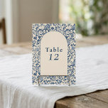 Vintages, vielschichtiges Sitzdiagramm Einladung<br><div class="desc">Dieses elegante Sitzmöbel-Design zeichnet sich durch die zeitlose Blau- und Cremefarbenpalette mit einem Vintagen Blumenrahmen aus und schafft ein einheitliches Aussehen, das Ihr Hochzeitstil ergänzt. Jede Tischnummer wird in klassischen Serifenfontänen hervorgehoben dargestellt, um die Sitzanordnung zu erleichtern. Die aufwändige Blumenrande und die raffinierte Typografie sorgen dafür, dass diese Sitzkarte nicht...</div>