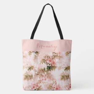 Vintages Viktorianisch rosa Blumenmuster Elegantes