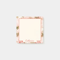 Vintages Viktorianisch rosa Blumenmuster Elegantes