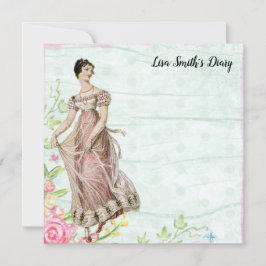 Vintages Viktorianisches altmodisches Tagebuch