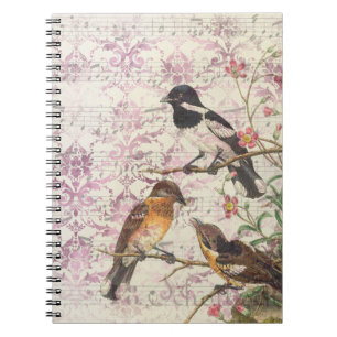 Vintages Viktorianisches Birnen-Notebook   Elegant Notizblock