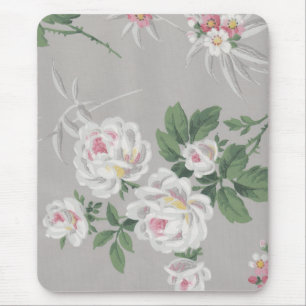 Vintages Viktorianisches Blumenmousepad Mousepad