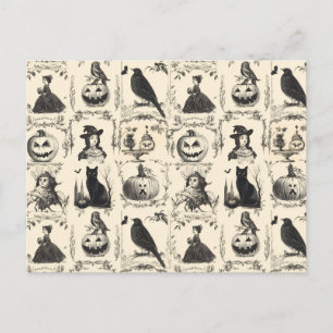 Vintages Viktorianisches Era Halloween Postkarte