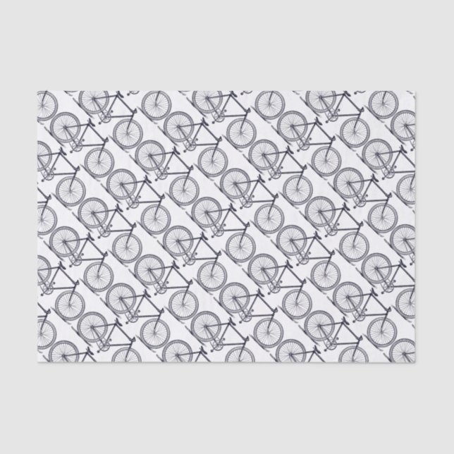 Vintages/viktorianisches Fahrrad Seidenpapier (Vorderseite)