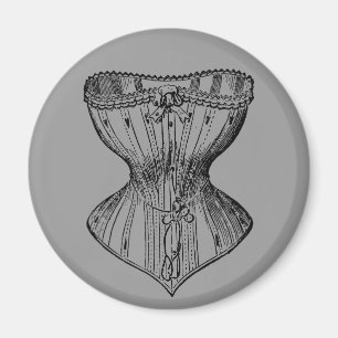 Vintages Viktorianisches Korsett Magnet