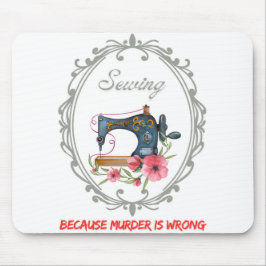 Vintages Viktorianisches Nähen Mousepad