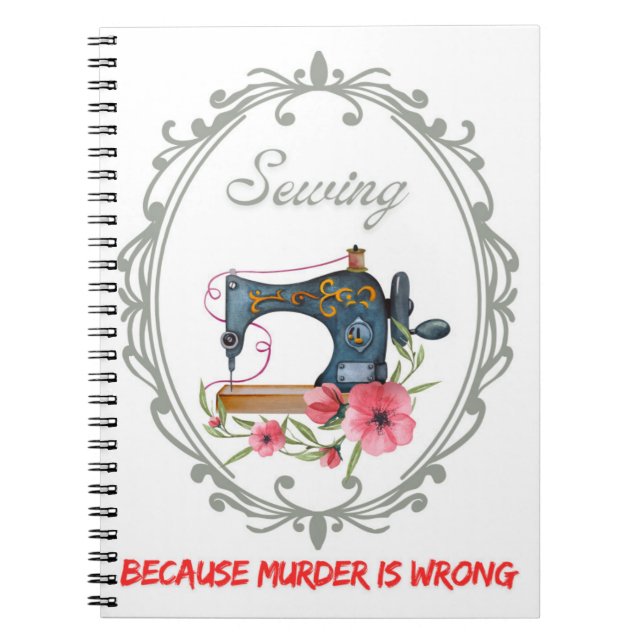 Vintages Viktorianisches Nähen Notizblock (Vorderseite)