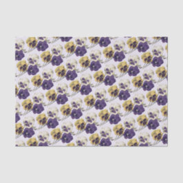 Vintages/viktorianisches PansyFlowers Seidenpapier