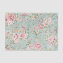 Vintages viktorianisches Shabby Chic blass blühend