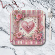 Vintages Viktorianisches Valentinherz