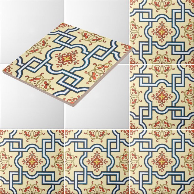 Vintages Viktorianisches Zeitmuster Fliese (Von Creator hochgeladen)