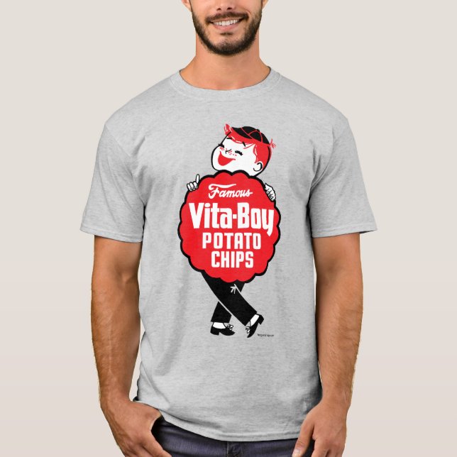 Vintages Vita-Boy-Logo-Shirt T-Shirt (Vorderseite)