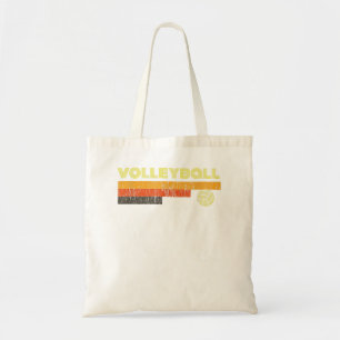 Vintages Volleyball Shirt Retro Geschenke Teamcoac Tragetasche