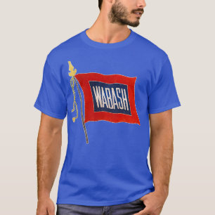 Vintages Wabash-Eisenbahnlogo T-Shirt