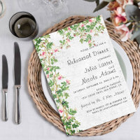 Vintages Wall Style Rosy Journal Probe Dinner