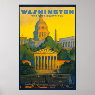 Vintages Washington DC Poster