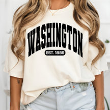 Vintages Washington Shirt, Patriotisches Frauenges