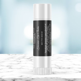 Vintages wasserdichtes Lippenbalsam-Label - schwar Etiketten