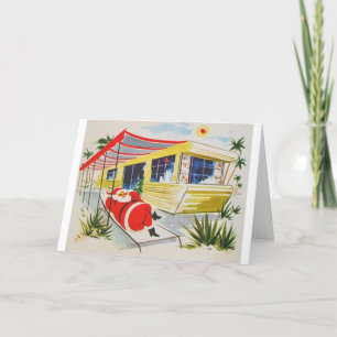 Vintages Weihnachten - entspannende Sankt,