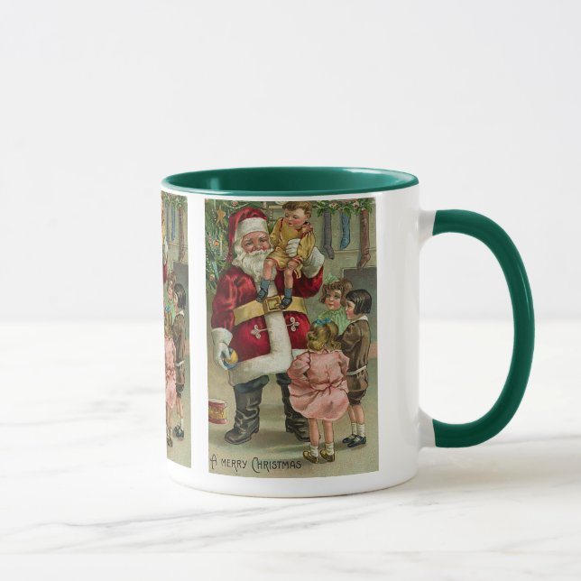 Vintages Weihnachten Tasse (Rechts)