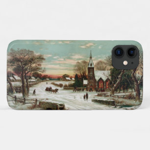 Vintages Weihnachtsabend 2 Case-Mate iPhone Hülle