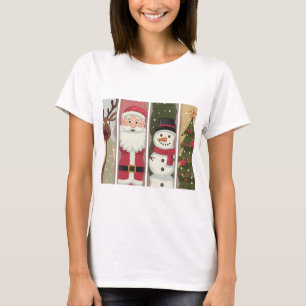 Vintages Weihnachtsbaum-Shirt T-Shirt