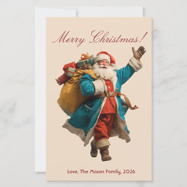 Vintages Weihnachtsdesign (Vorderseite)