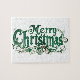 Vintages Weihnachtsdesign2 Puzzle