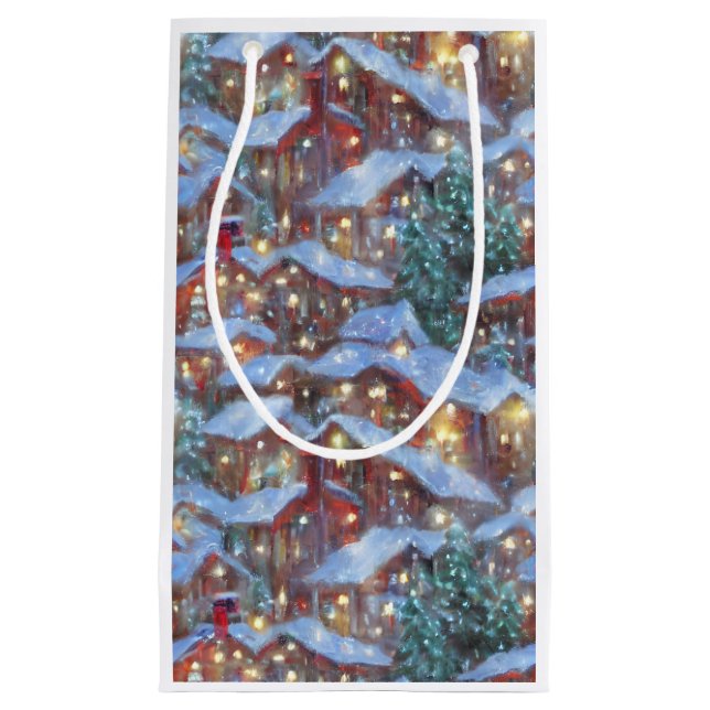 Vintages Weihnachtsgeschenk Kleine Geschenktüte (Vorderseite)