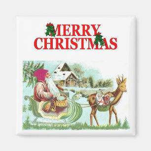 Vintages Weihnachtsmagnet Magnet