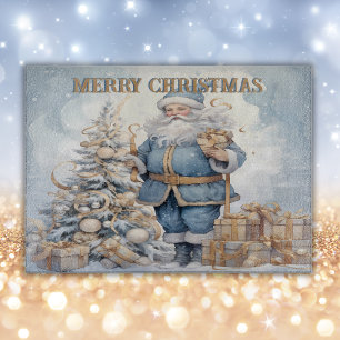 Vintages Weihnachtsmongramm Schneidebrett