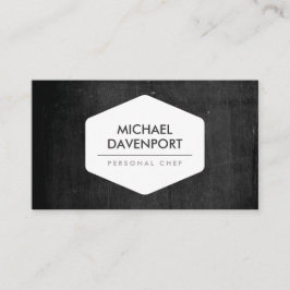 VINTAGES WEISS AUF DUNKHOLZ VISITENKARTE