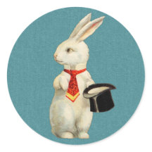 Vintages Weißes Kaninchen