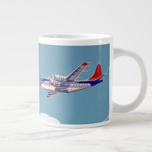 Vintages Werbeplakat für Northwest Airlines Jumbo-Tasse