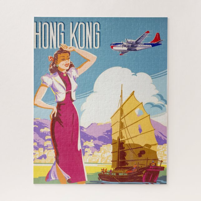 Vintages Werbeplakat für Northwest Airlines Puzzle (Vertikal)