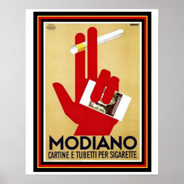 Vintages Werbeplakat "Modiano" 16 x 20 Poster (Vorne)